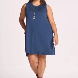 Chic Navy Sleeveless Dress